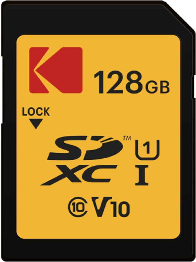 Kodak 128GB SDXC UHS-I U1 V10 (OPEN BOX)