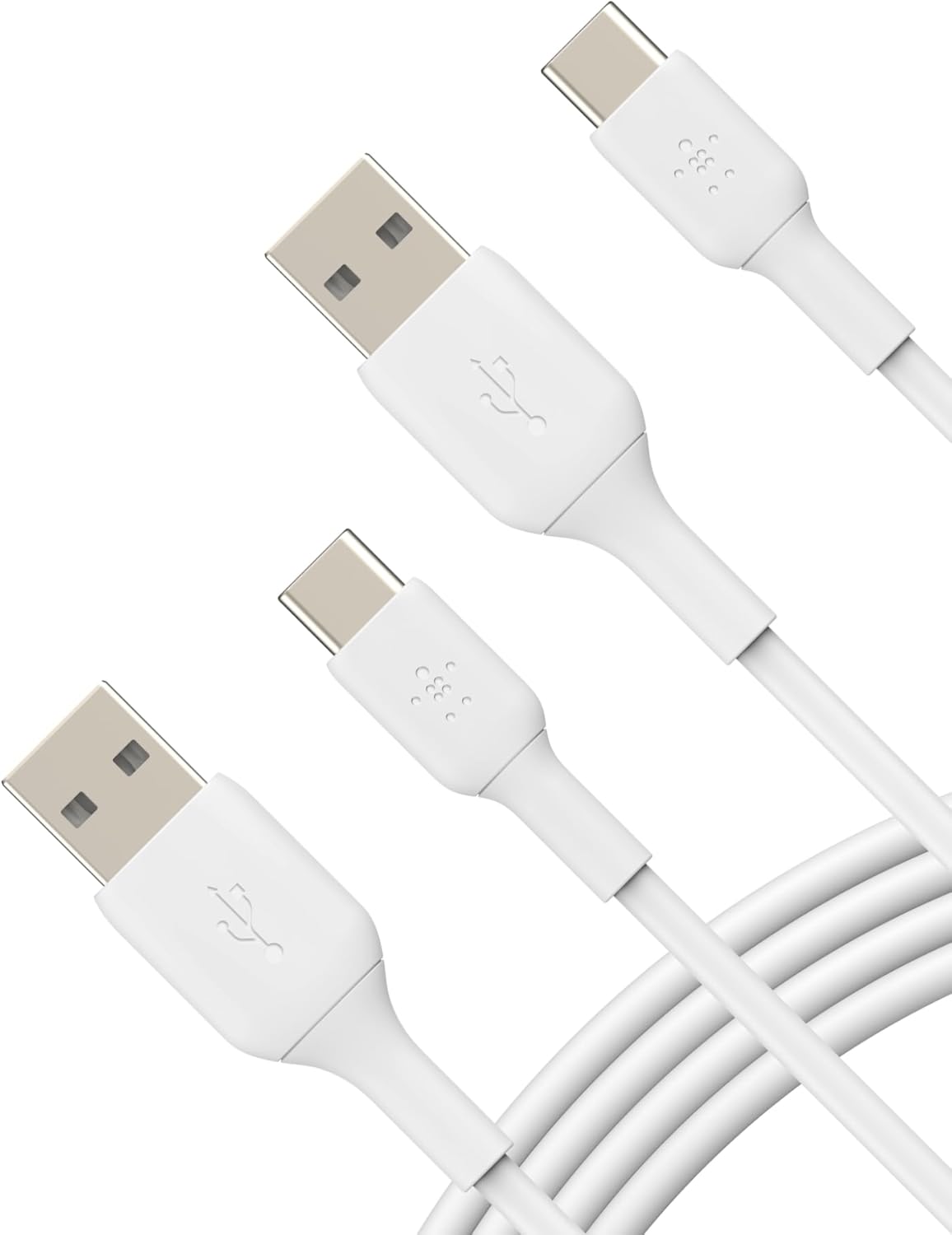 Belkin BoostCharge USB-A To USB-C Charging Cables 2 Pack 3.3' (OPEN BOX)