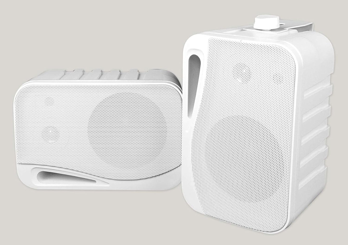 Pair Rockville HP4S-8 4" Outdoor/Indoor Home Theater Speakers w/ Swivel Bracket