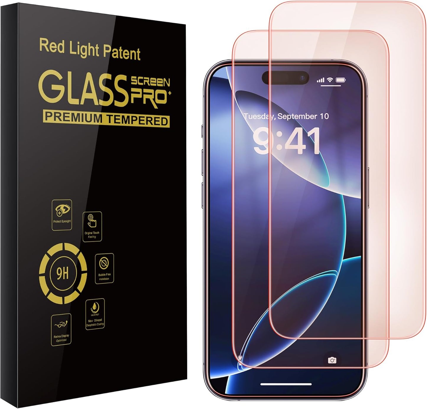 WASOCA 2 Pack Screen Protector for iphone 15 Pro Max (OPEN BOX)