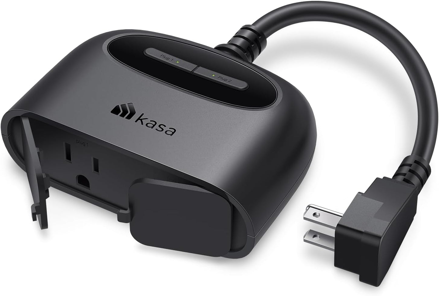 Kasa Outdoor Smart Plug, Smart Home Wi-Fi Outlet with 2 Sockets (OPEN BOX)