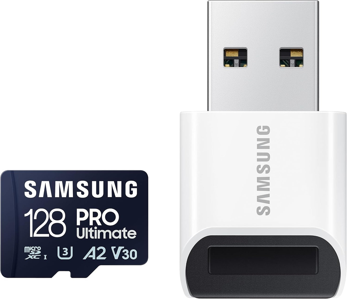 Samsung PRO Ultimate microSD Memory Card+Reader 128GB microSDXC