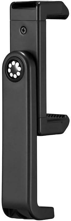 JOBY GripTight 360° Smartphone Mount with Double Accessory Shoe, Vlog & Tripod Compatible, Black