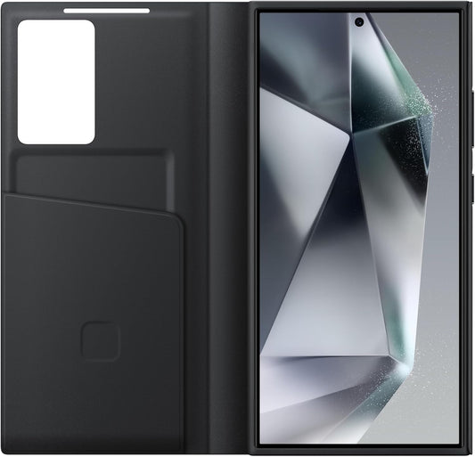 SAMSUNG Galaxy S24 Ultra S-View Wallet Phone Case - Black (OPEN BOX)