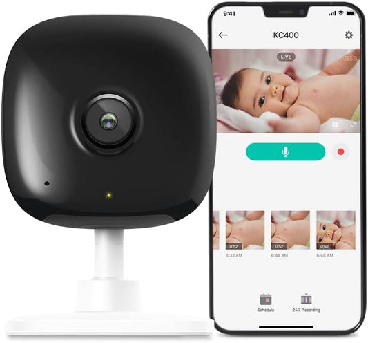 Kasa Smart 2K QHD Indoor Security Camera, Person/Baby Crying/Motion (OPEN BOX)