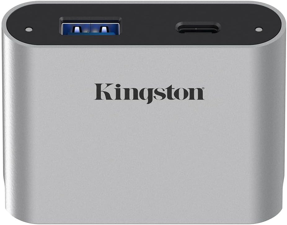 Kingston Workflow miniHub USB-C & USB-A USB 3.2 Gen 1  WFS-USB  Dock/Cable