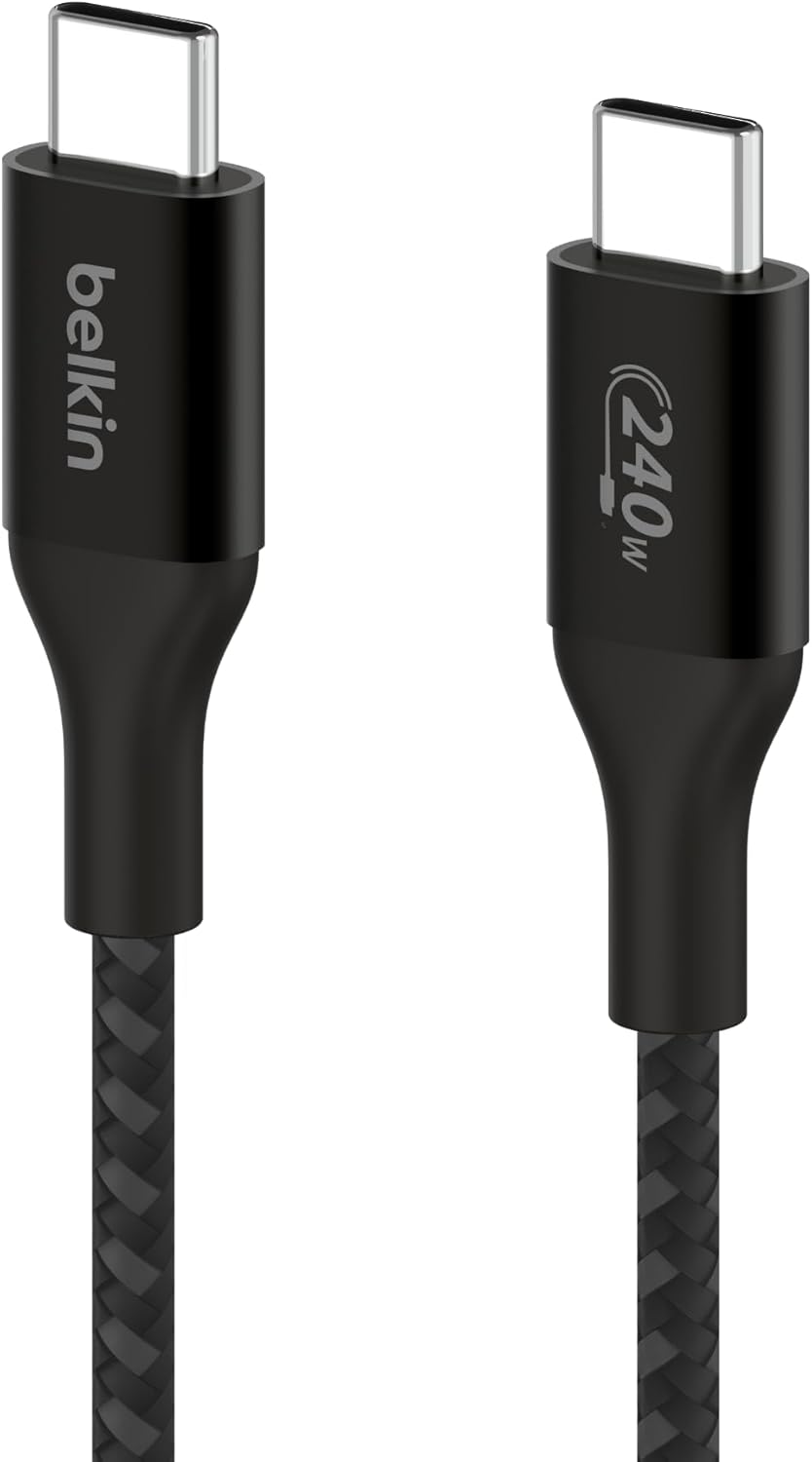 Belkin BoostCharge USB-C to USB-C Cable 240W Fast Charge Braided 2m (OPEN BOX)