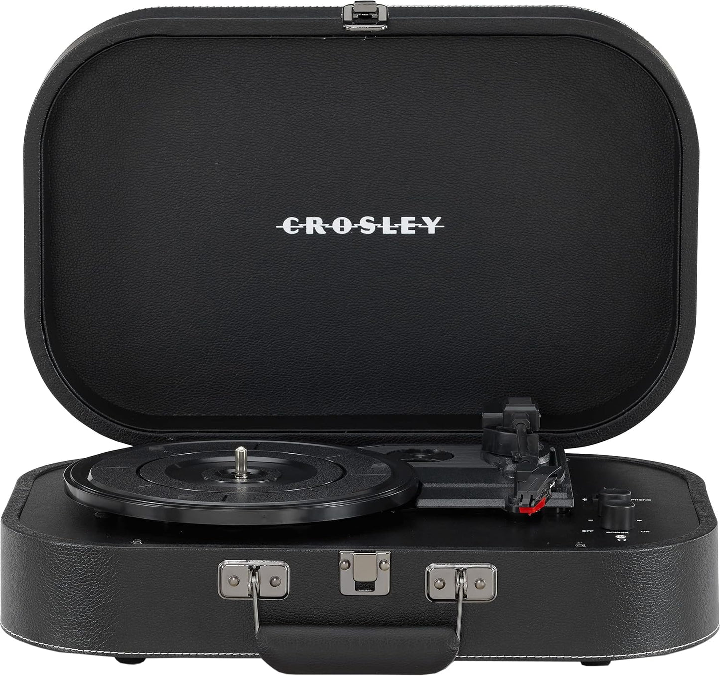 Crosley CR8009B-BK Discovery Portable Turntable with Bluetooth In