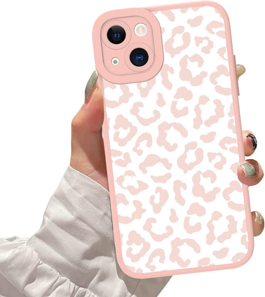 for Case Pink Leopard iPhone 13 Case with Camera Protection (OPEN BOX)