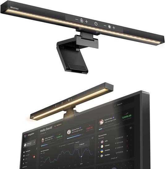 BlitzMax Monitor Light Bar Computer Monitor Lamp (OPEN BOX)