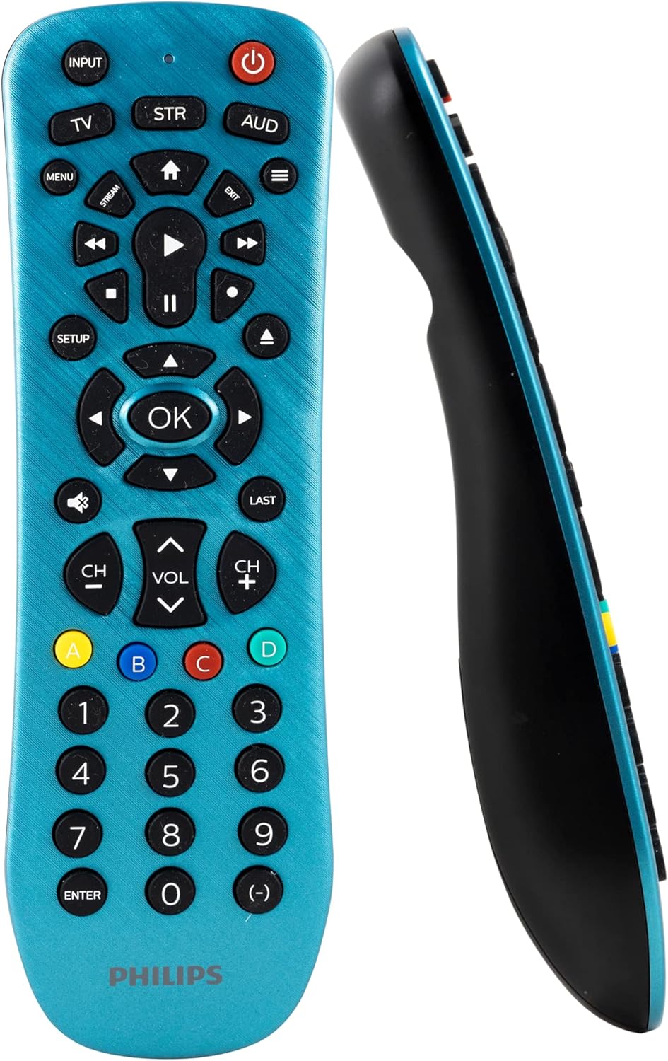 Philips Universal Remote SRP3249B/27 – 3-Device TV Control, Blue