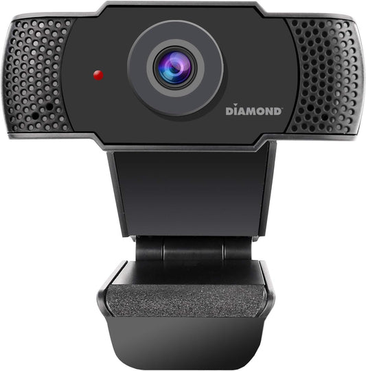 Diamond Full HD 1080P webcam with built-in microphone 30FPS (OPEN BOX)