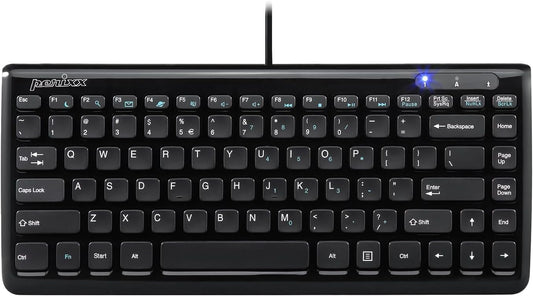 Perixx Periboard-407–Compact and Functional Mini USB Keyboard (OPEN BOX)