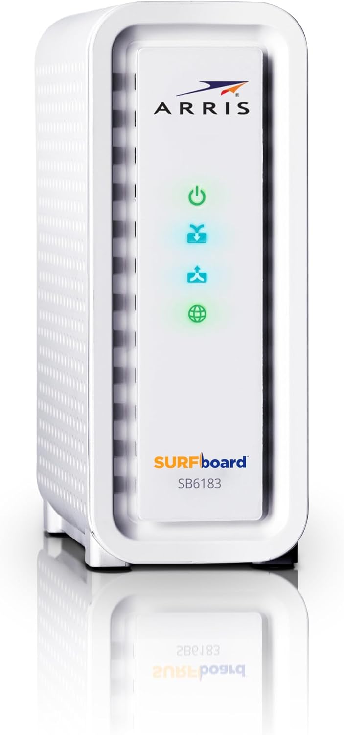 ARRIS Surfboard SB6183 Cable Modem SB6183 White (OPEN BOX)