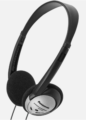 Panasonic RP-HT21 3.5 mm Jack Lightweight Wired On-Ear Headphones Black (NO BOX)