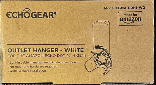 Made for Amazon Outlet Hanger – White (for Echo Dot 4th Generation)