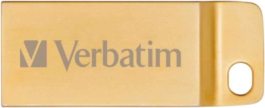 Verbatim 32gb Metal Executive Usb 3.0 Flash Drive - Gold