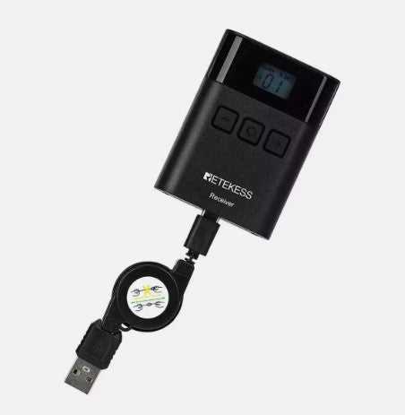 Retekess TT122 Wireless Tour Guide System Receiver One-Side Earphone 36CH Church