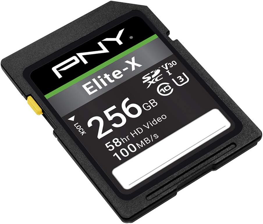 PNY Technologies 256GB Elite-X microSDXC Flash Memory Card, Class 10, UHS-I U3 (OPEN BOX)