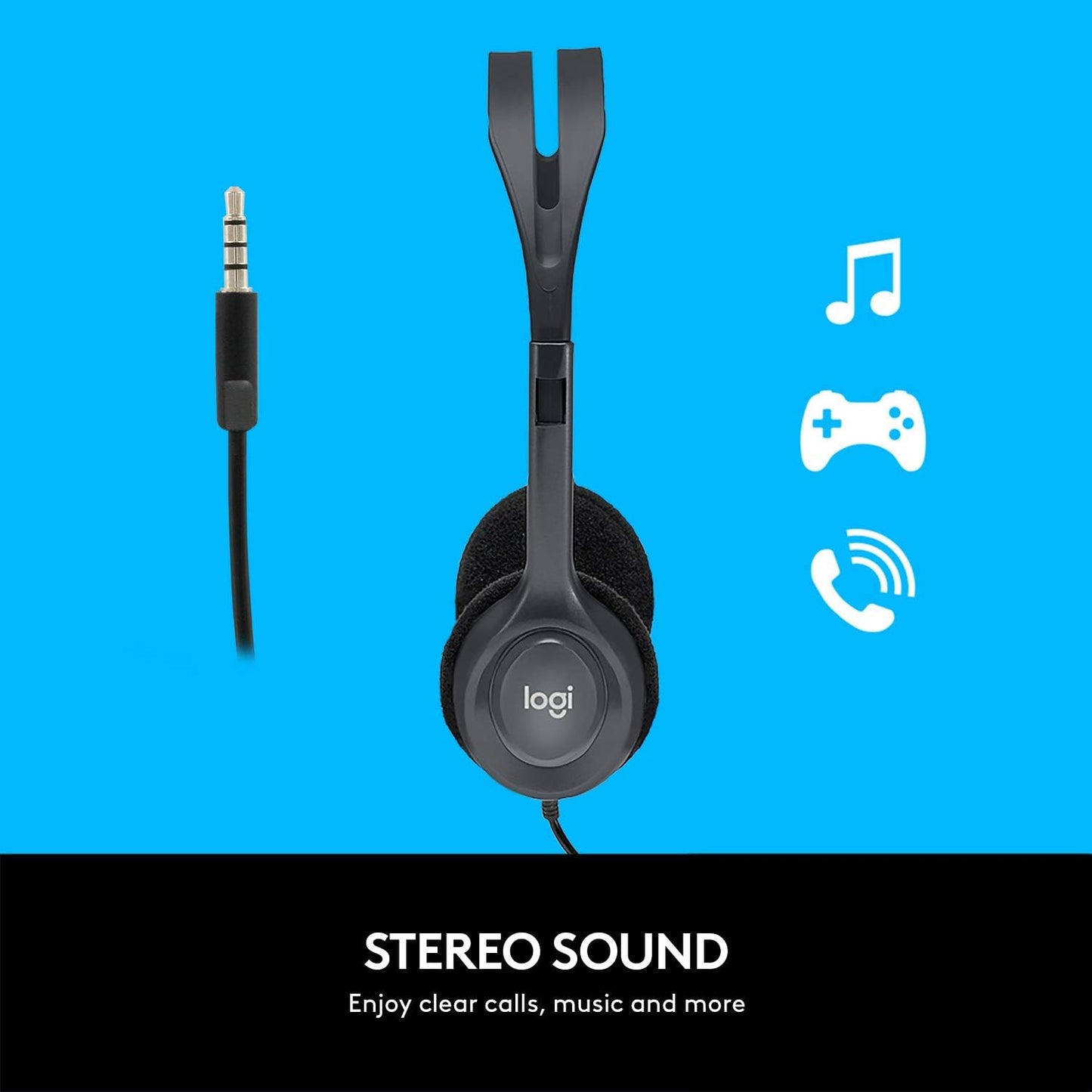 Logitech - Audífonos estéreo H111 (OPEN BOX)