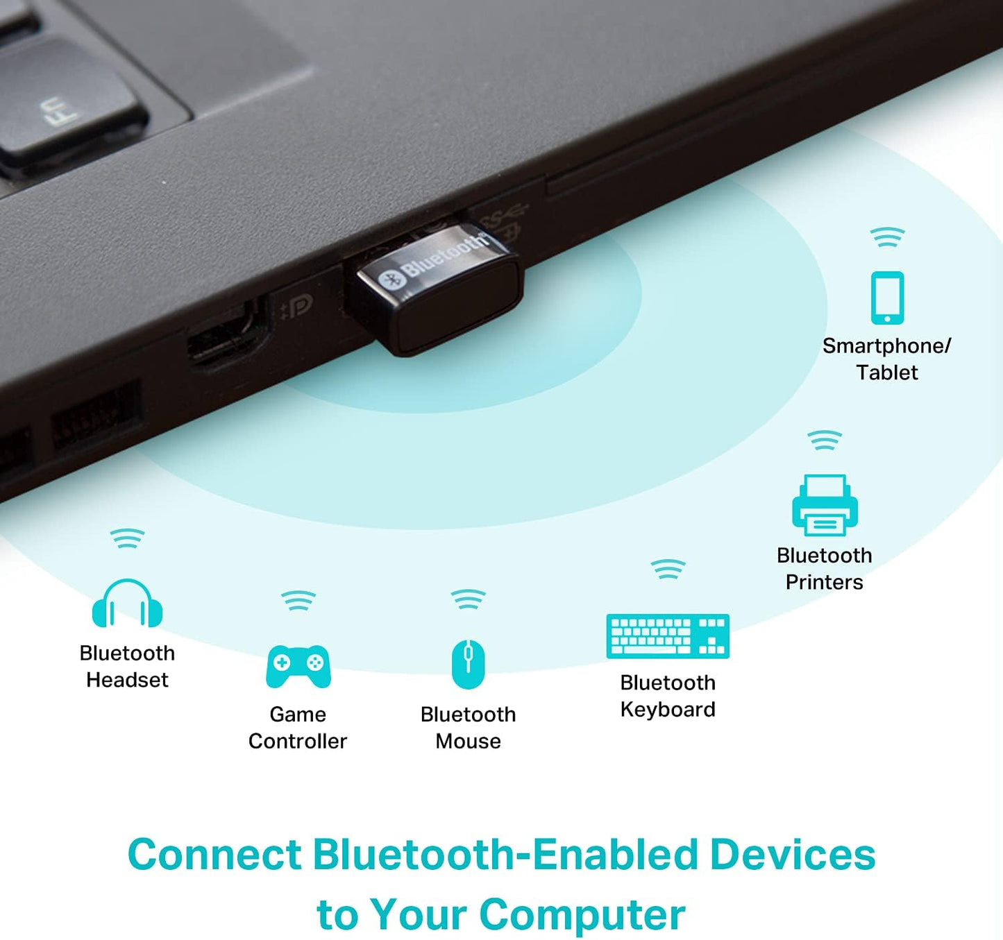 TP-Link UB500 Bluetooth 5.3 Wireless USB Dongle Adapter for PC Computer/XBox/PS4