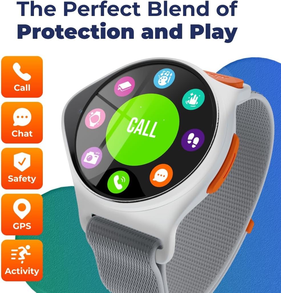 NickWatch GPS Tracking Smartwatch by Nickelodeon (NICKW001-2) App,Chat,Call
