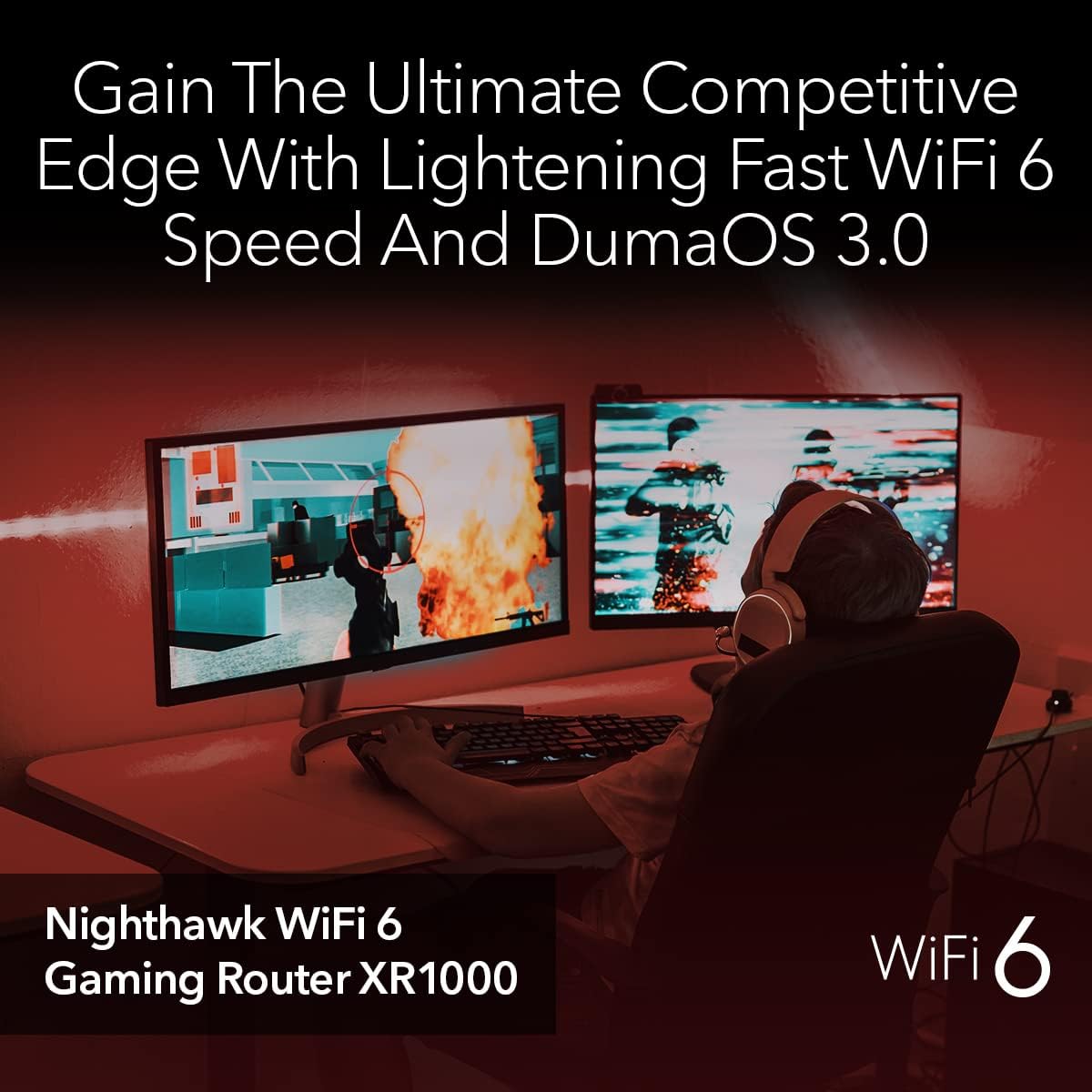 NETGEAR Nighthawk Pro Gaming WiFi 6 Router (XR1000) 6-Stream (OPEN BOX)