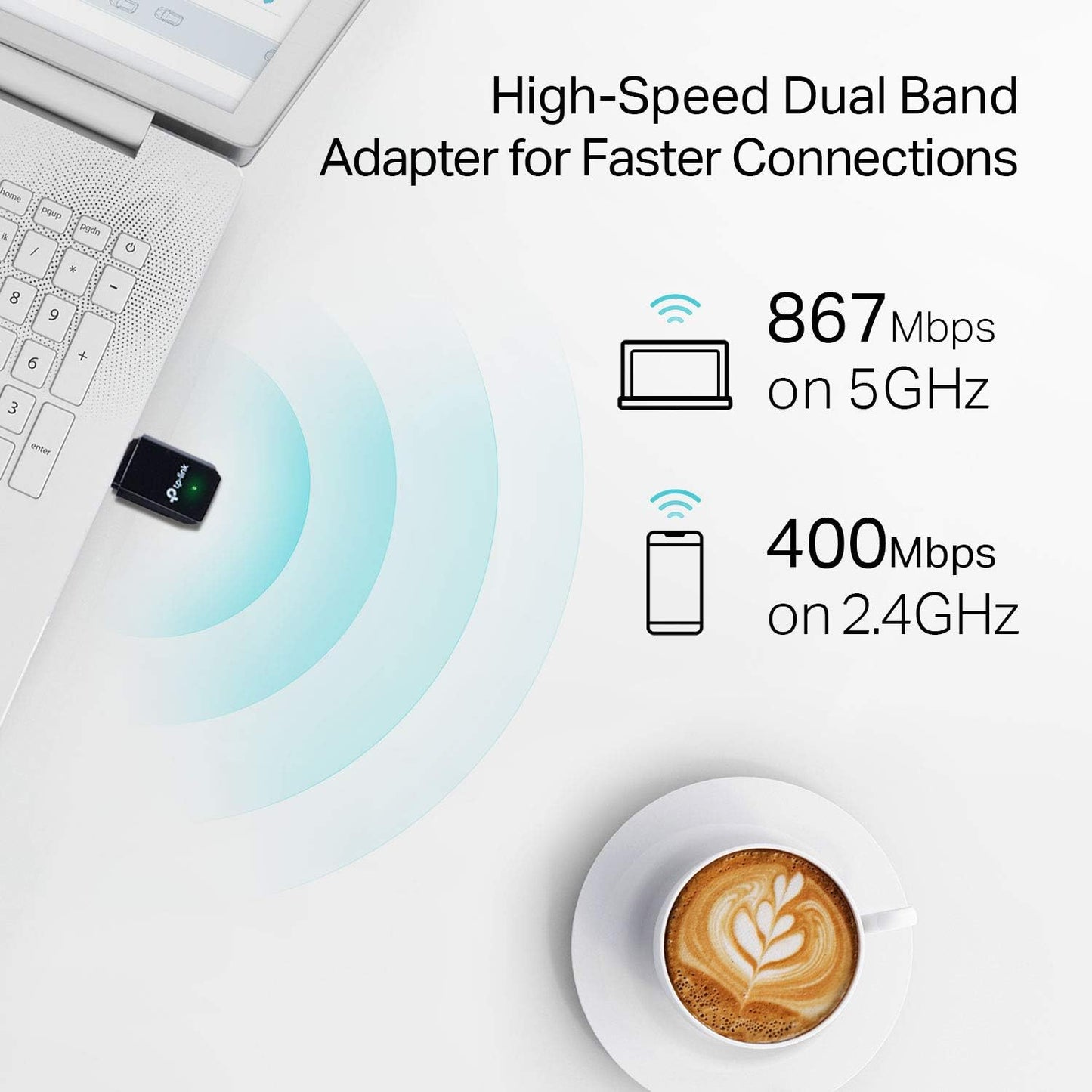TP-Link AC1300 USB WiFi Adapter(Archer T3U)