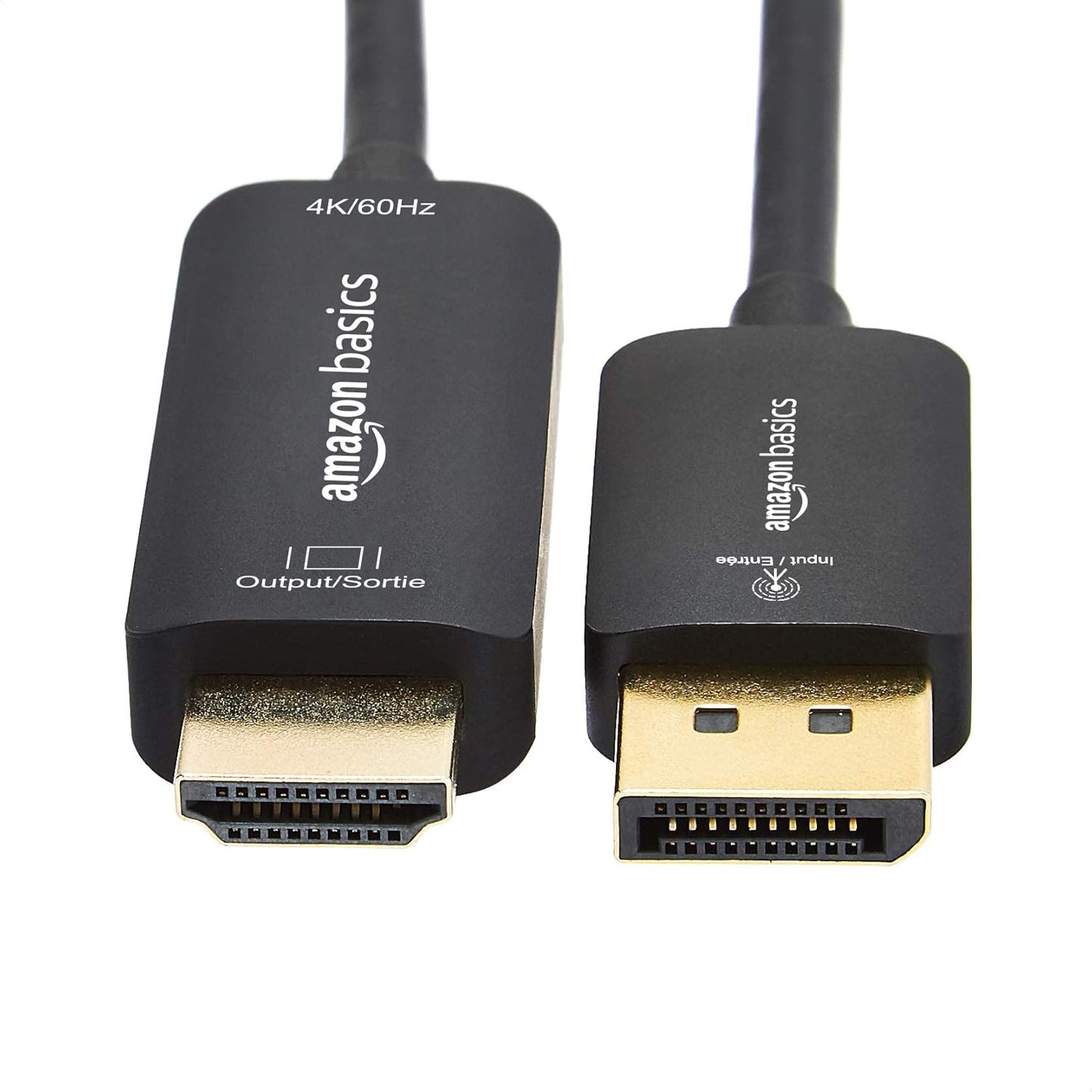 Amazon Basics DisplayPort to HDMI Cable 4K@60Hz – Uni-Directional