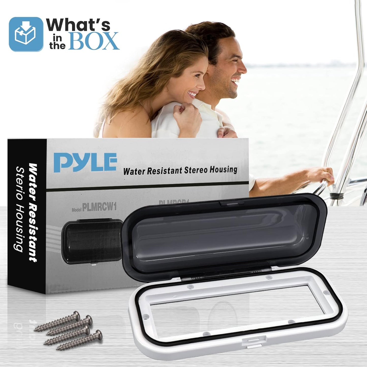 Pyle PLMRCW1 White Water Resistant Radio Shield Protector
