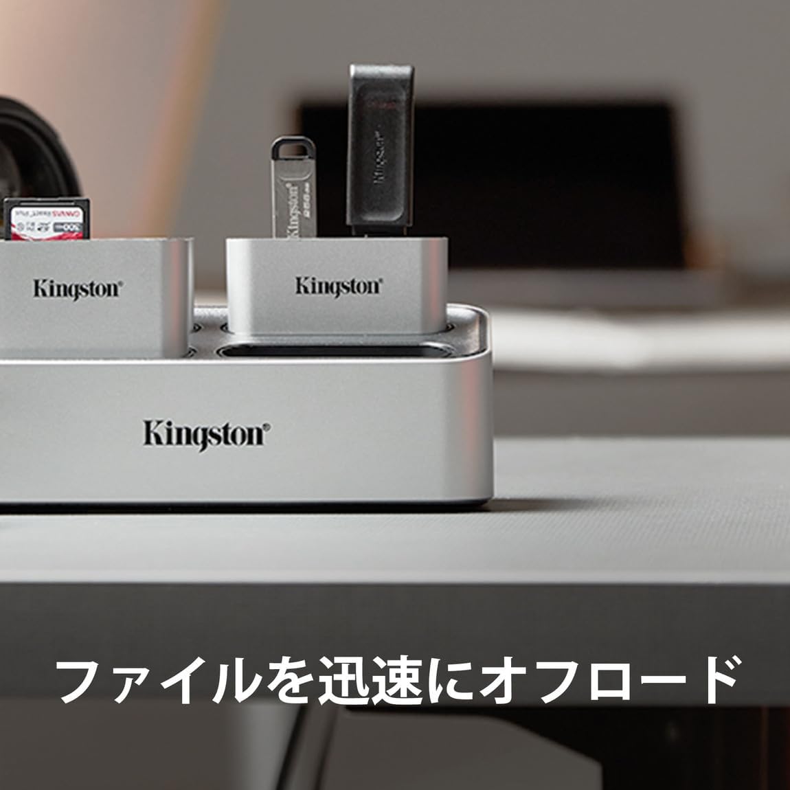 Kingston Workflow miniHub USB-C & USB-A USB 3.2 Gen 1  WFS-USB  Dock/Cable