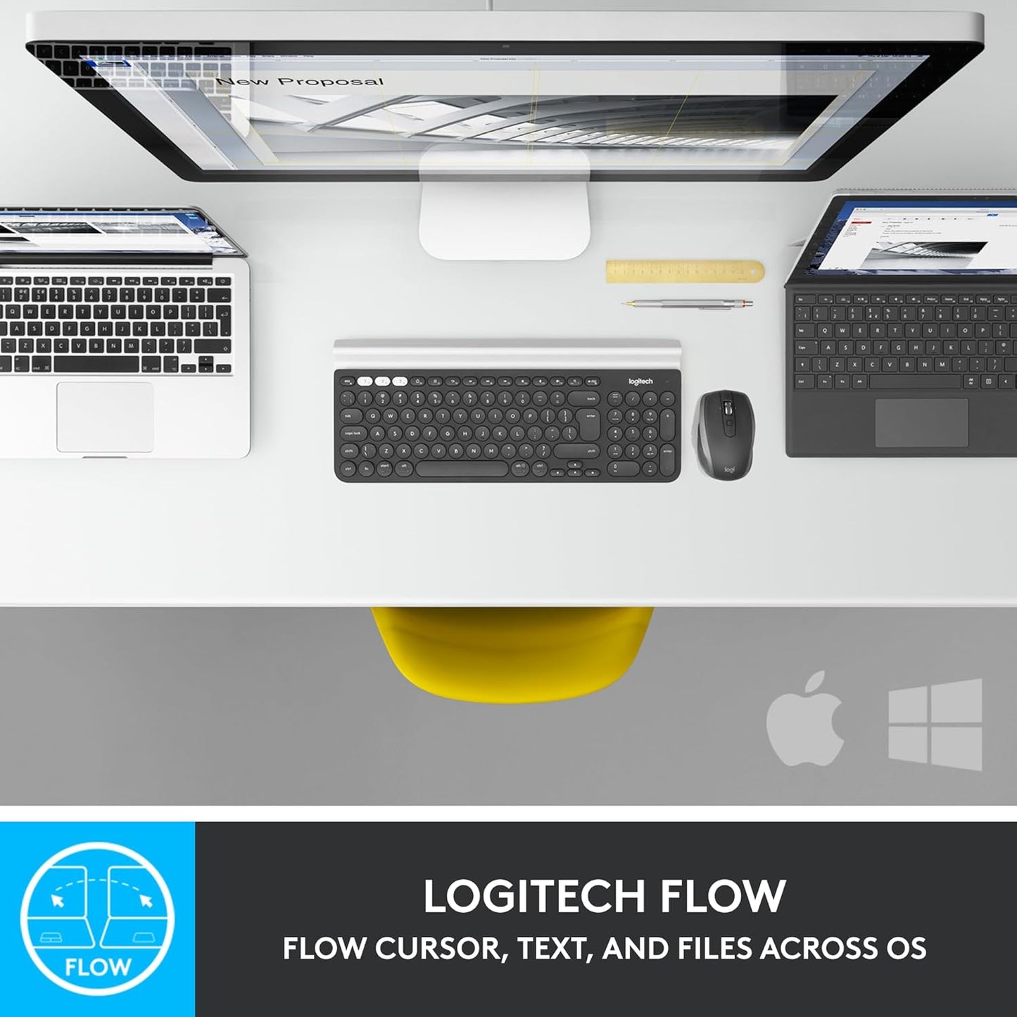 Logitech MX Anywhere 2S Wireless Bluetooth Mouse – Works on Any Surface
