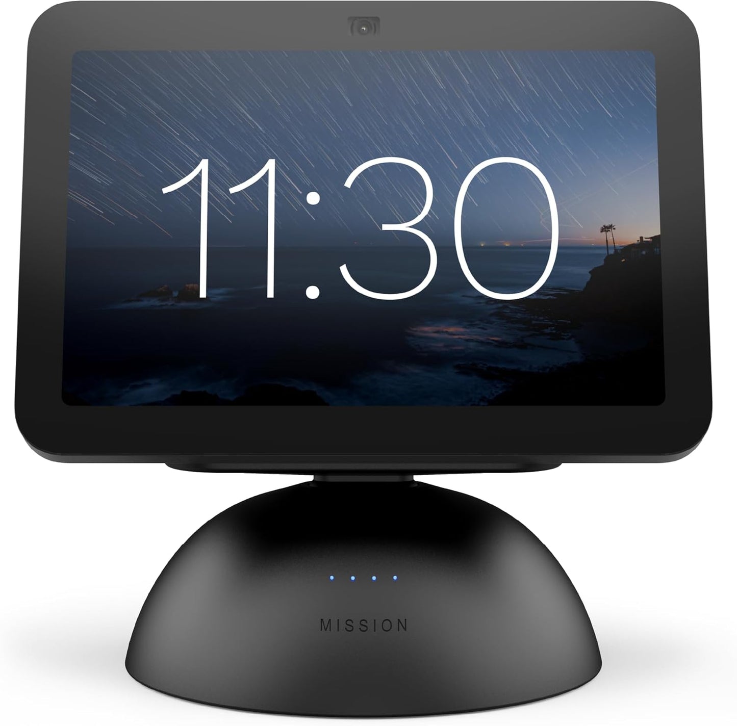 Mission - 2-in-1 Battery and Tilt Stand for Echo Show 8 (3rd Generation, 2023 Release)