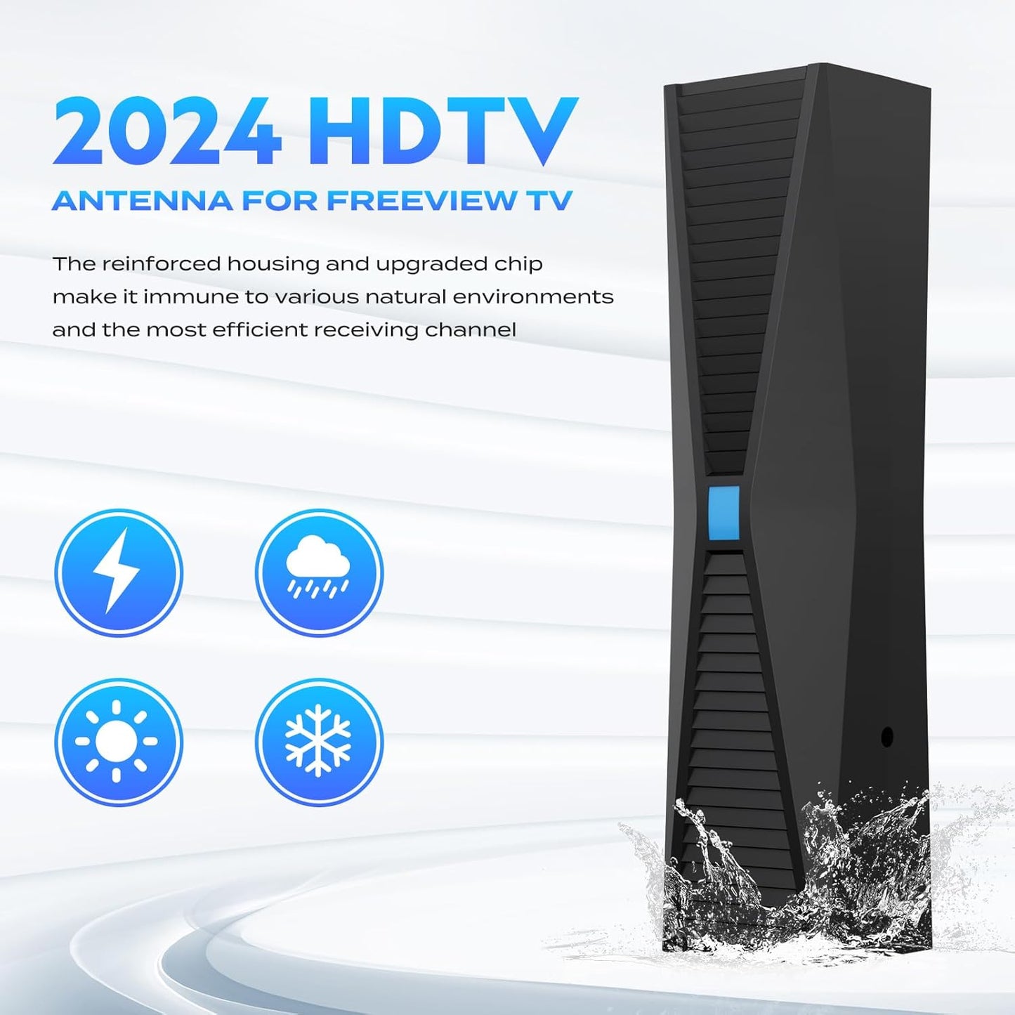 URIIU Indoor TV Antenna – 1000+ Mile Range 4K 1080P HDTV