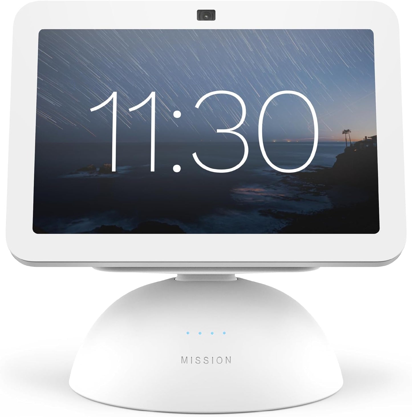 Mission - 2-in-1 Battery and Tilt Stand for Echo Show 5 (3rd Generation, 2023 Release) (OPEN BOX)
