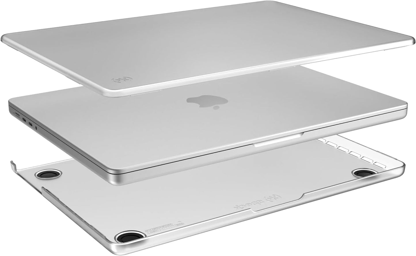 Speck SmartShell Case for MacBook Pro 14" (M3/M2/M1) – Scratch-Resistant Clear Hardshell