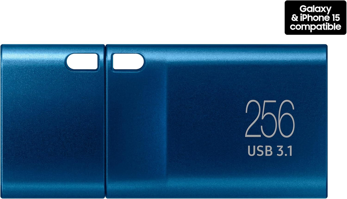Samsung Type-C™ USB Flash Drive, 256GB, Transfers 4GB Files in 11 Secs (OPEN BOX)