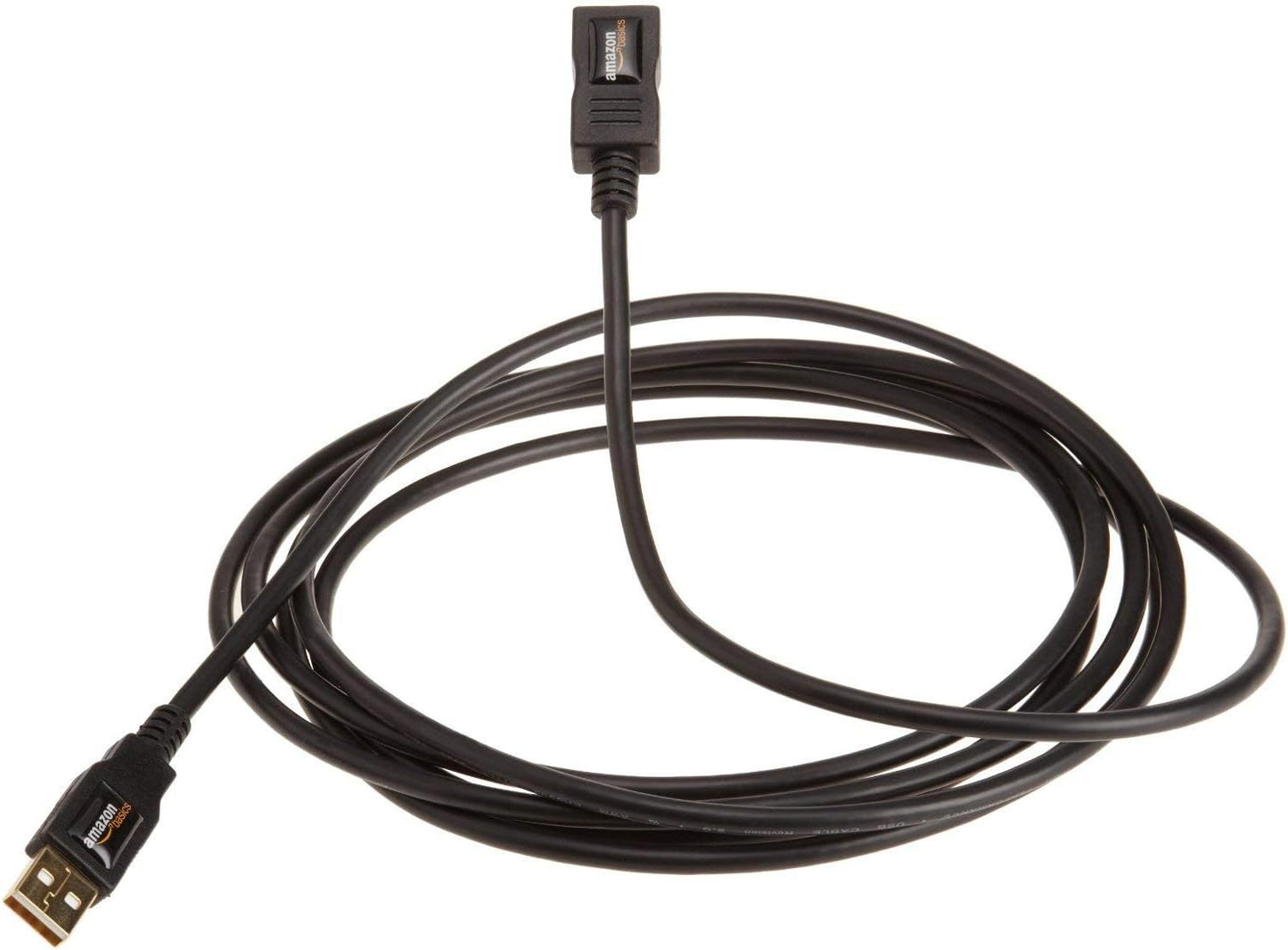 Amazon Basics USB 2.0 Extension Cable A-Male to A-Female 9.8 Feet (OPEN BOX)