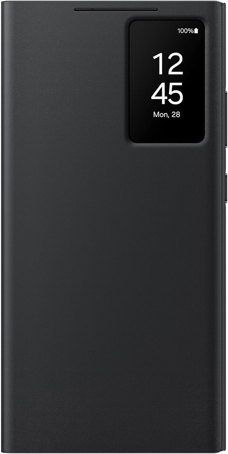 SAMSUNG Galaxy S24 Ultra S-View Wallet Phone Case - Black (OPEN BOX)