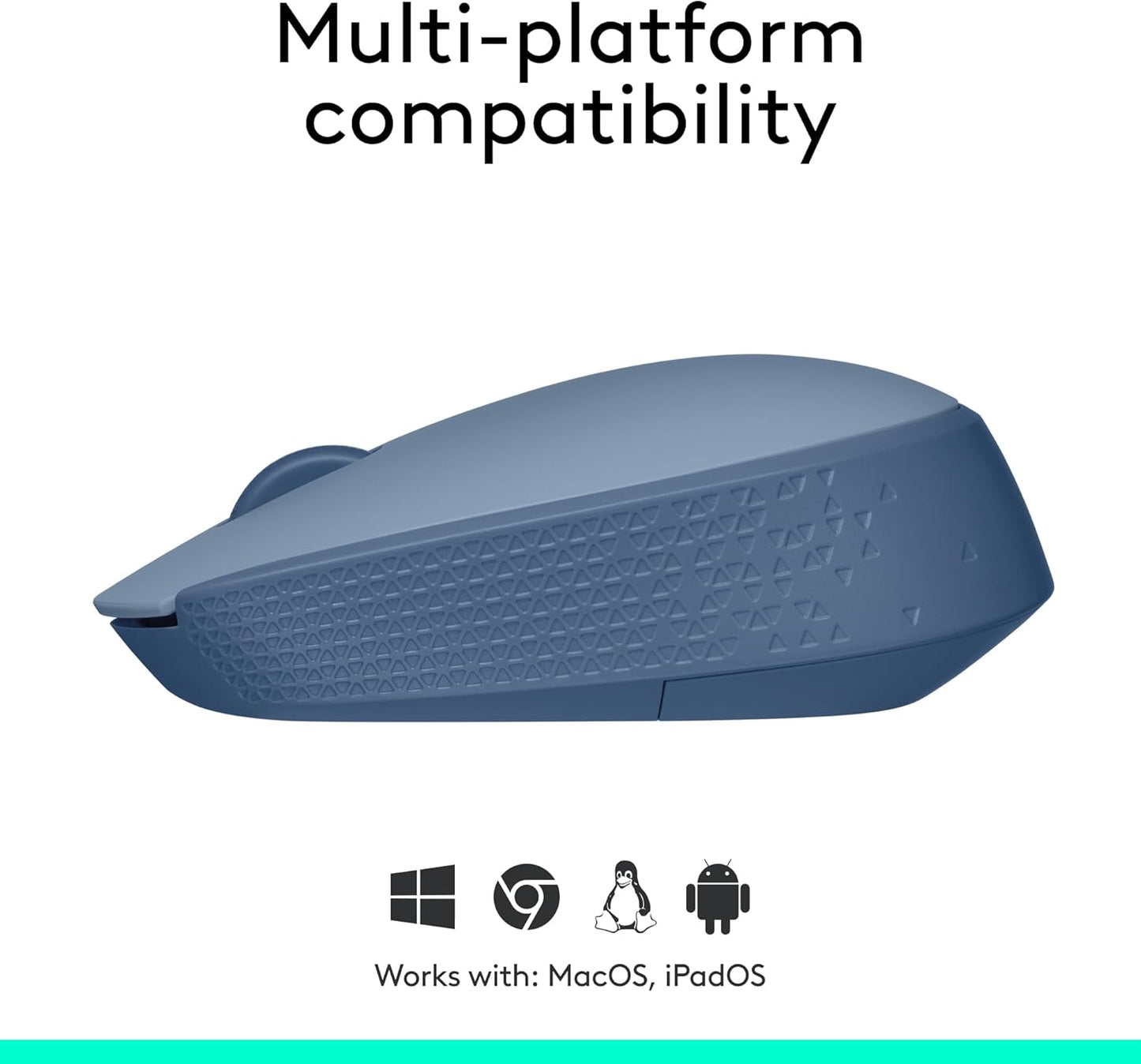 Logitech M170 Wireless Mouse for PC, Mac, Laptop, 2.4 GHz with USB Mini Receiver (OPEN BOX)