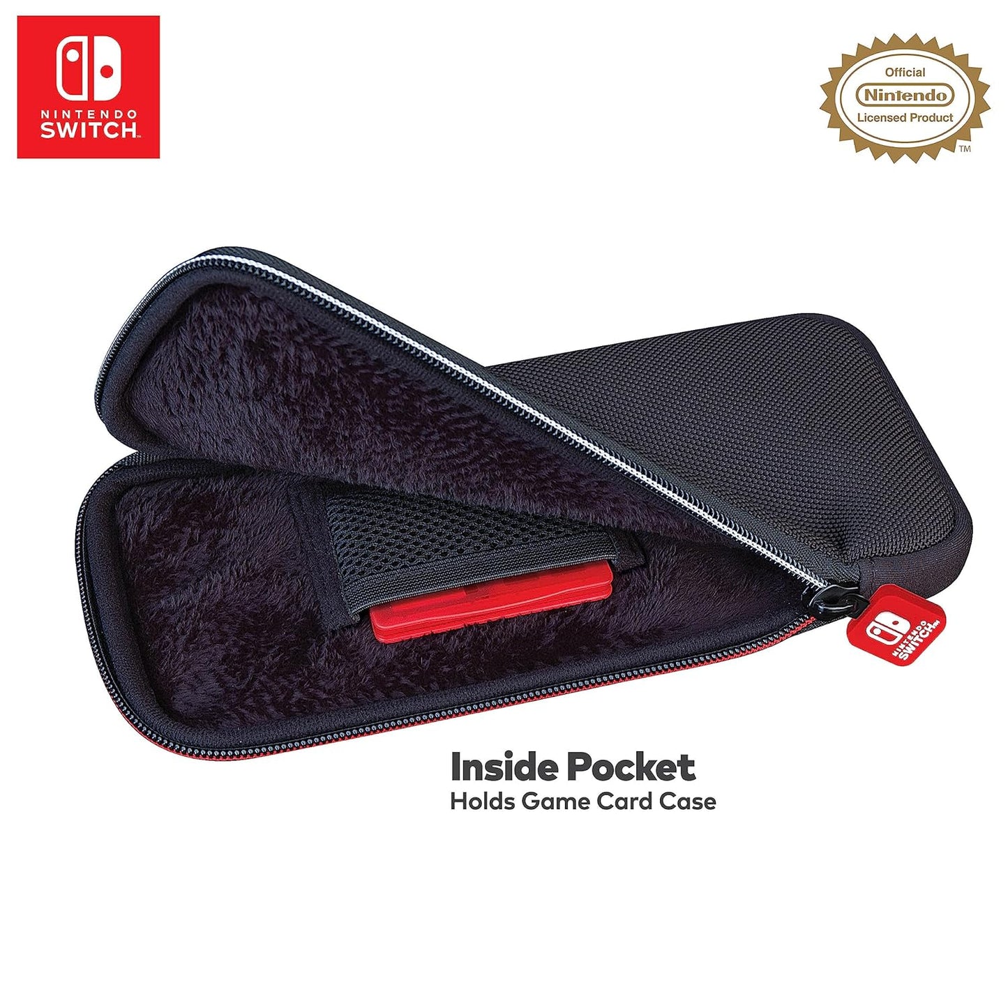 RDS Game Traveler Deluxe Case for Nintendo Switch OLED/Slim – Licensed – Black