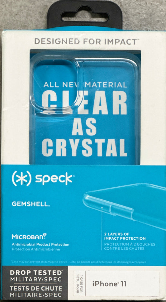 Speck GemShell Bumper Case for iPhone 11 / XR – Clear Protection & Military-Grade Durability