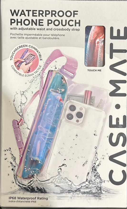 Case-Mate IP68 Waterproof Phone Pouch with Belt Loop and Triple Seal Protection (OPEN BOX)