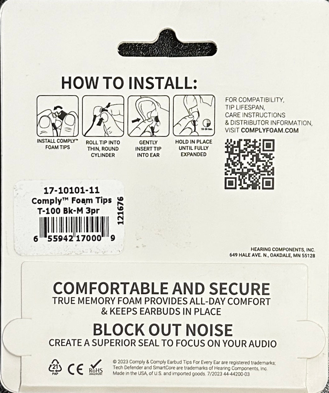 Comply 100 Core Series T-100