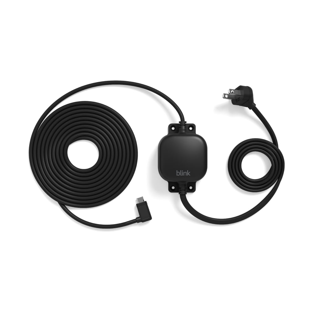 Blink Weather Resistant 13ft Power Adapter for Blink Mini 2 and Blink Outdoor 4