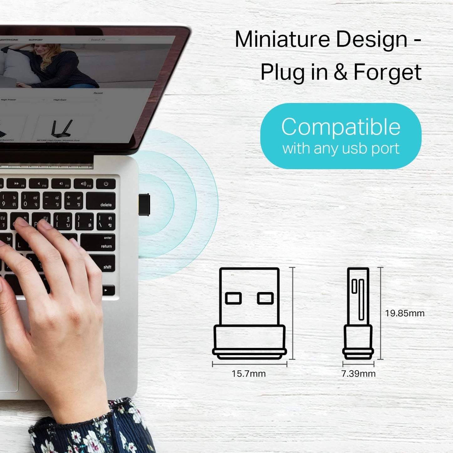 TP-Link Archer T3U Nano USB WiFi Adapter – AC1300