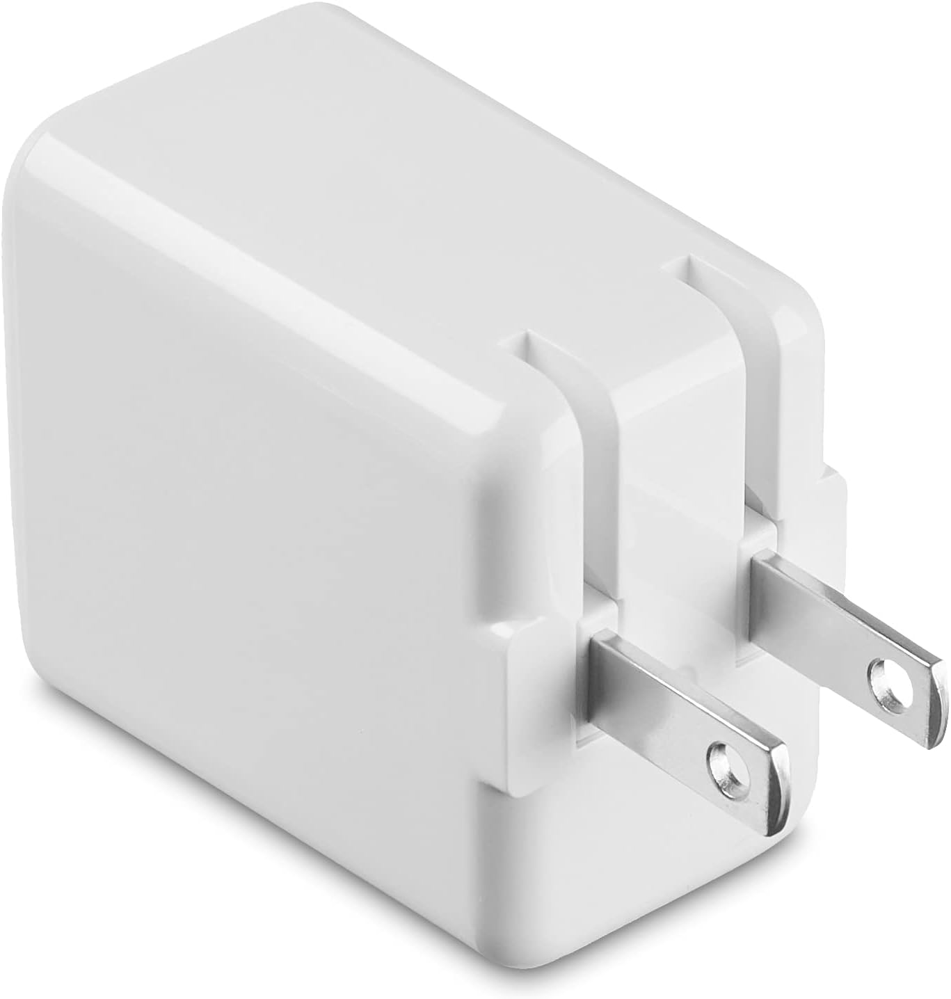 Amazon Basics 2-Pack 12W USB-A Wall Chargers – Portable Universal Phone Charger