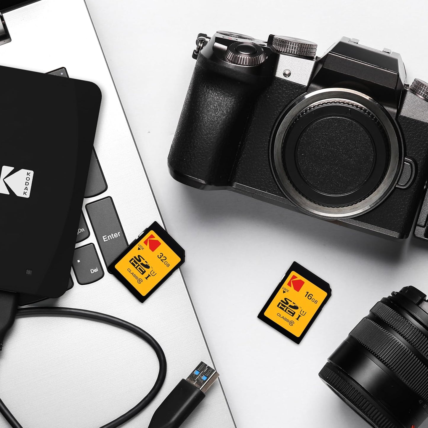 Gigastone 32GB SD Card, Memory Card for Cameras, Full HD Video, SDHC U1 Class 10