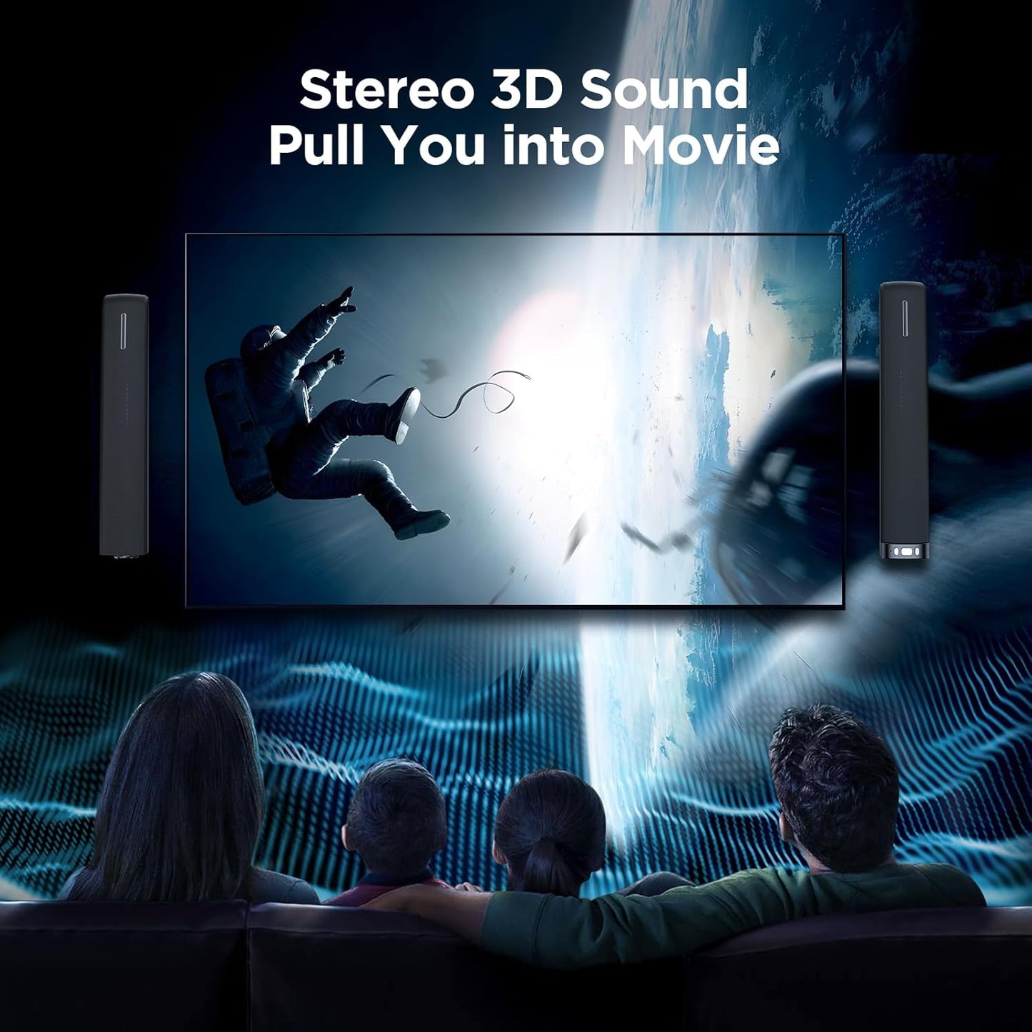 Assistrust Soundbar for Smart TV/PC/Projector – Bluetooth/ARC/Optical/AUX