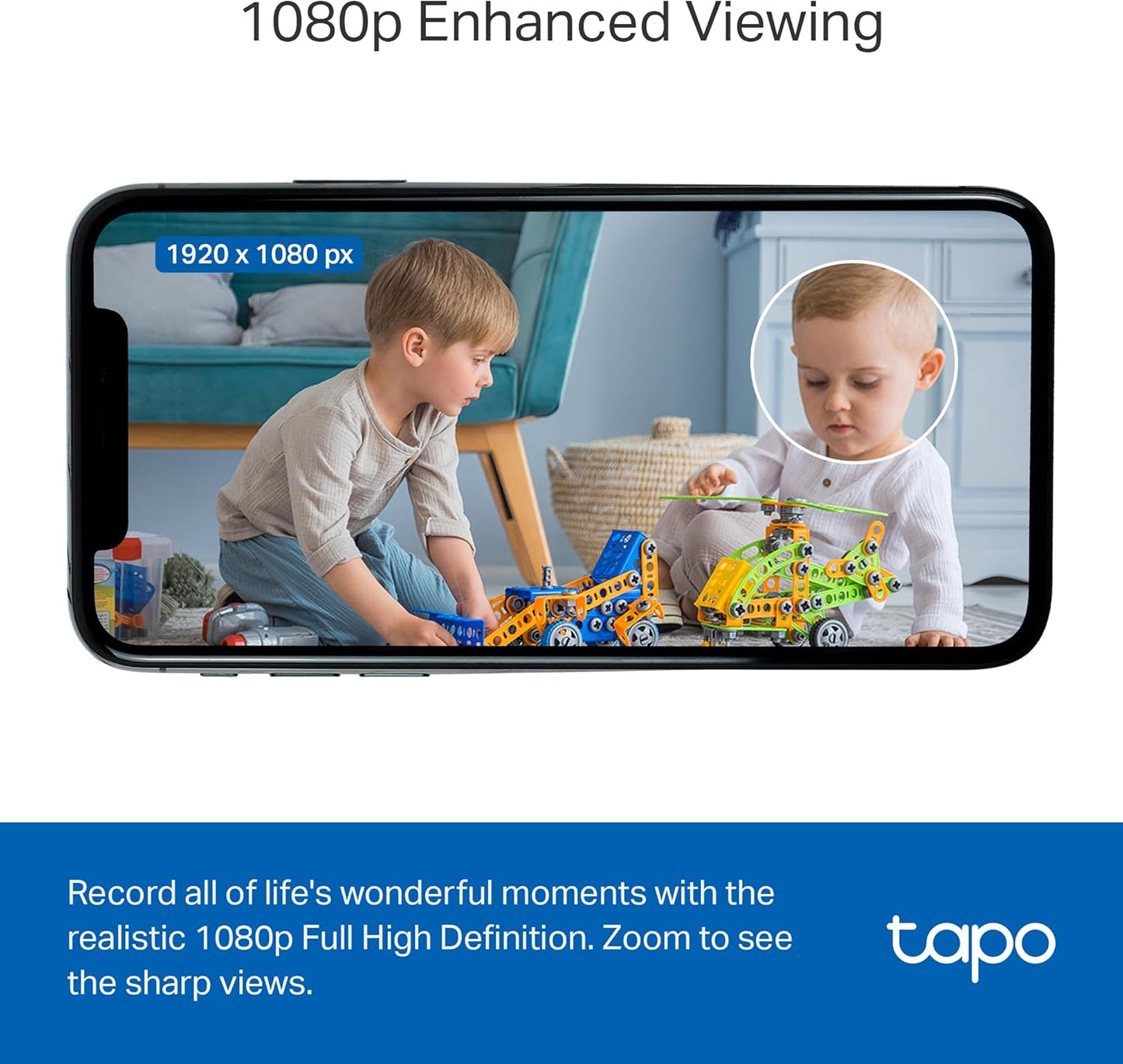 TP Link Tapo Motion Detection Home Security WiFi Camera 4 Pack 1080p Full HD (OPEN BOX)